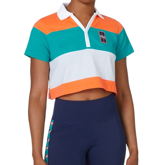 X Dvrx Cropped Polo Shirt - featuring 3 colors - Picture 3 of 3